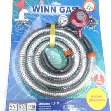 Paket Regulator + Selang Gas Winn Gas