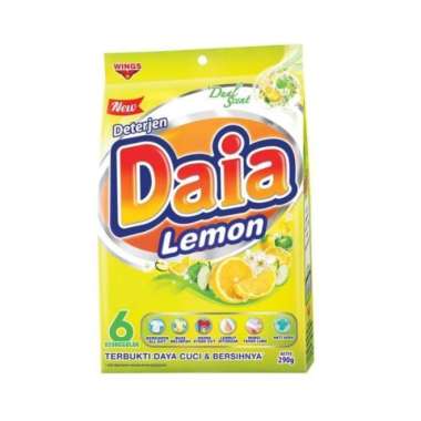 Promo Harga DAIA Deterjen Bubuk Ekstrak Lemon 290 gr - Blibli