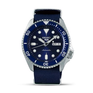 Seiko 5 Sports Automatic Jam Tangan Pria [Original/ Srpd51k2 SRPD77K1] BLUE