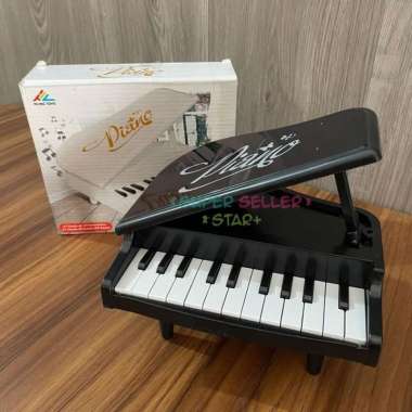 Mainan Edukasi Musik Anak Grand Piano Pink Lampu Musik Mini Piano