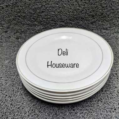 Piring Ceper Keramik / Piring Kue / Piring 7" Inch / Piring Batu LISS MAS