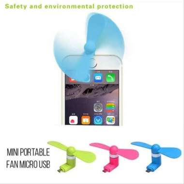 SK - 1 PC Kipas Angin Micro USB Mini OTG For HP Android