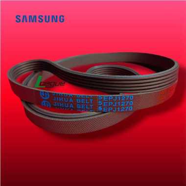Van bel Panbel Karet Fan Belt 5PJ 1270 Mesin Cuci Satu Tabung Pintu Depan Front Loading SAMSUNG