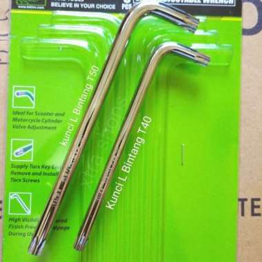 Kunci L Bintang Cakram T40 / T50 Tekiro T 45 Tekiro