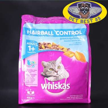 Whiskas Adult 480gr 1+ Makanan Kucing Kering Whiskas / Catfood/DryFood HAIRBAL CONTROL