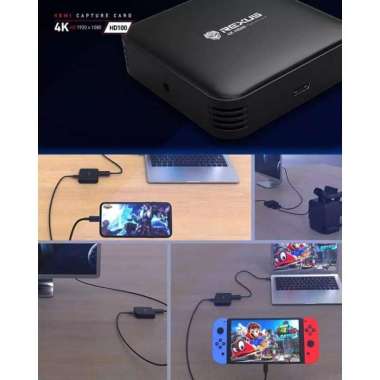 4K HDMI Video Capture with USB 3.0 Original Rexus HD100 Capture Card
