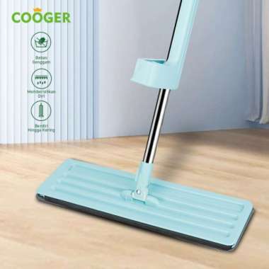COOGER Alat Pel Lantai Ultra Mop Handfree Kain Pel Microfiber