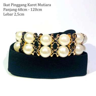IKAT PINGGANG GESPER MUTIARA RANTAI BELT PINGGANG Gesper Mutiara