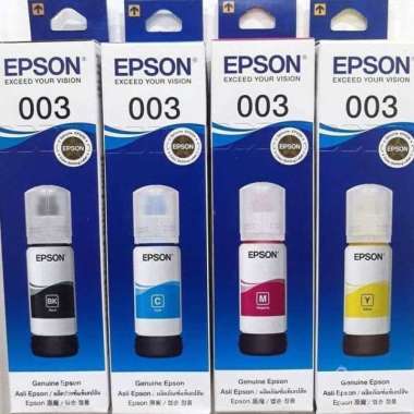Tinta Epson 003 / T003/ T 003 Original Resmi - Tinta Printer Epson L3110 L3210 L3216 L1110 L1210 L12
