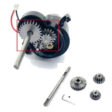 upgrade gearbox steel gear rc WPL D12 suzuki carry pickup gear baja