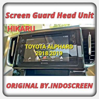 Toyota ALPHARD 2018 2019 - Anti Gores LCD Head Unit & ROOF TV - Hikaru HEAD UNIT