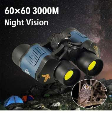 APEXEL Teleskop Binokular HD 60x60 3000m dengan Night Vision Hitam