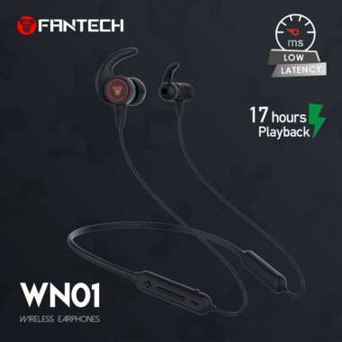 Fantech Wireless Bluetooth Earphone WN01 / WN-01 Low Latency Headset
