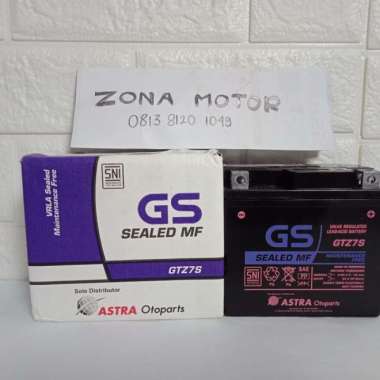 Aki Motor Honda Pcx Gs Astra Gtz7S Asli
