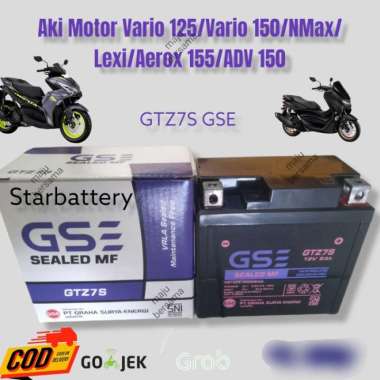 Aki Motor Yamaha Aerox 155 Gtz 7S Zeus Aki Kering