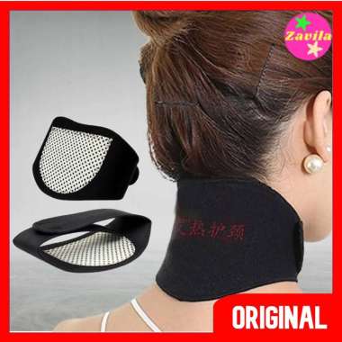 Deker Sabuk Alat Terapi Penghangat Kesehatan Leher Magnetik