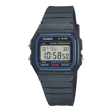 CASIO Digital Youth 10 Year Battery Life Light Weight F-91W Jam Tangan Pria