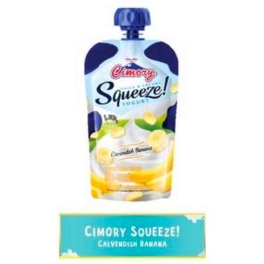 Cimory Squeeze Yogurt Cavendish Banana