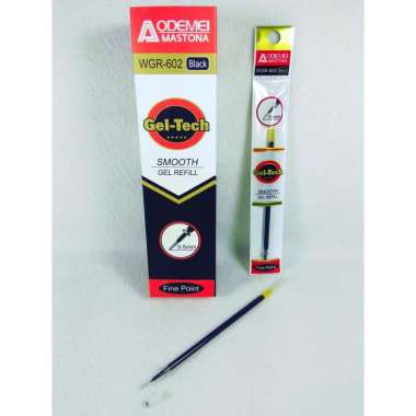 Refill - Isi Ulang Bolpen Gel merk Odemei Gek-Tech Smooth