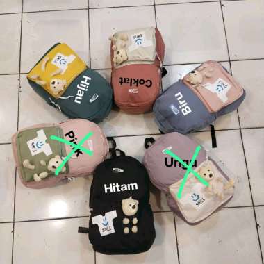 TAS RANSEL DEWASA IMPORT MODEL BONEKA// RANSEL KOREA smile