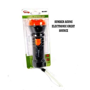 Senter Tangan Cas Mini MS8001 Myvo LED Super Terang Dicas Charge