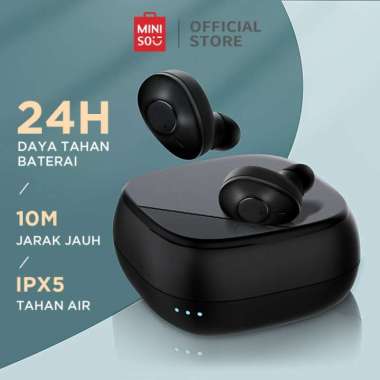 MINISO Bluetooth Headphone series MiniSounds Screw Cap TWS Headset M1 - Putih BEST SELLER Multicolor