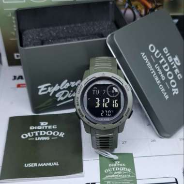 Jam Tangan Digitec DS-8100T Green - Original