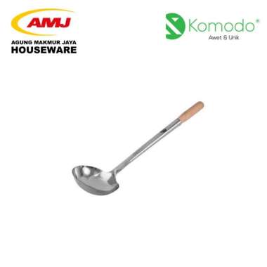 IRUS STAINLESS GAGANG KAYU 38 CM KOMODO