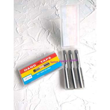 SKC M 1/2 x 13 MM Hand Mata Tap Bor Pembuat Ulir Derat Drat Baut M1/2 x 13