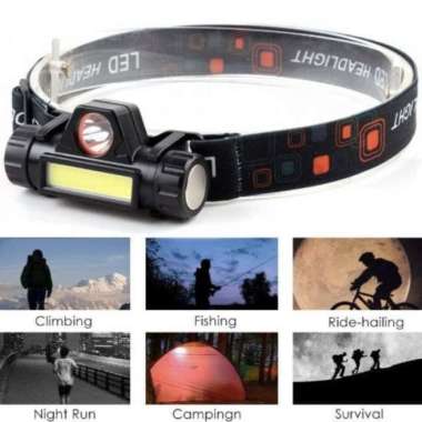 Senter Kepala LED Headlamp Senter Kepala Cas / Lampu Kepala / Murah Multicolor