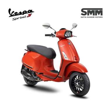 Vespa Sprint S 150 I-GET ABS Sepeda Motor [OTR Surabaya] Orange Tramonto Surabaya