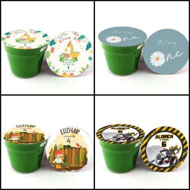 Souvenir Ulang Tahun Custom Grow Kit / Paket Menanam Tomat - Grow Kit Saja