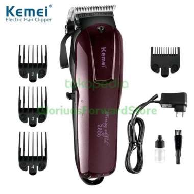 Kemei Km 2600 Alat Mesin Cukur Potong Rambut Hair Clipper Cordless