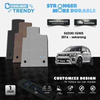KARPET MOBIL PREMIUM COOLMAT TRENDY SUZUKI IGNIS (FF212) 2016-UP KABIN