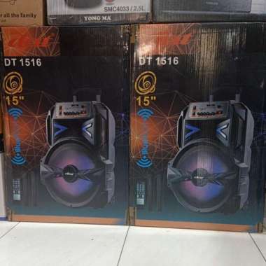 speaker aktif dat karaoke 1516 mic wireless 2