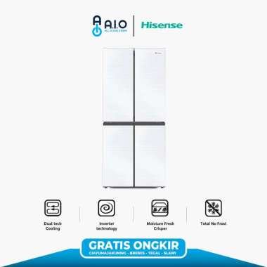 HISENSE - KULKAS 4 PINTU INVERTER - RQ561N4IWU | PROMO GRATIS ONGKIR