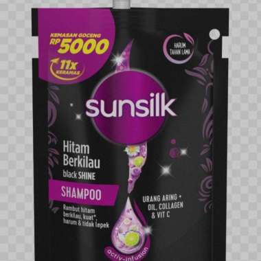 Promo Harga SUNSILK Shampoo Black Shine 55 ml - Blibli