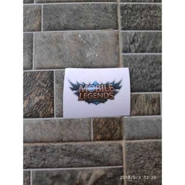 Stiker Vinyl Game Logo Mobile Legends ML HP Motor Helm Laptop Buku HH