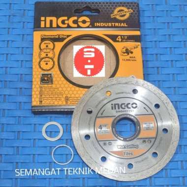 DMD021151 MATA POTONG KERAMIK DIAMOND WHEEL CUTTER 4" WET BASAH INGCO