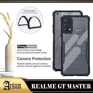 PROMO Case REALME GT MASTER Transparan Sofcase Casing REALME GT MASTER REALGTMASTER HITAM