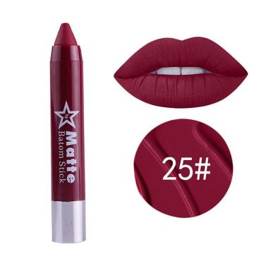 Madame Gie Magnifique Lip Crayon Matte Make Up Lipstik Jual Miss Rose Long Lasting Lips Makeup New Arrival 12 Colors