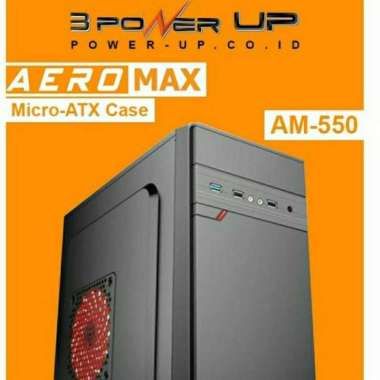 Casing PC Powerup Aeromax with PSU 500watt