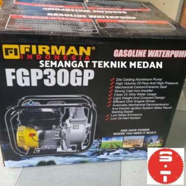 FGP30P MESIN BENSIN POMPA AIR HISAP WATER PUMP 3" 3 INCH FIRMAN FGP 30