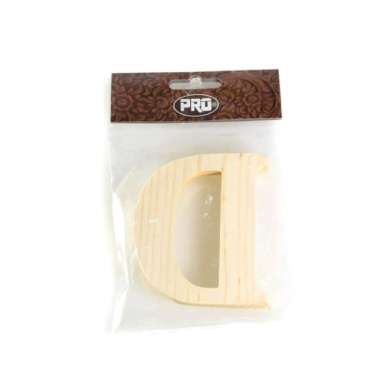 Huruf Rumah D Kayu 10 Cm