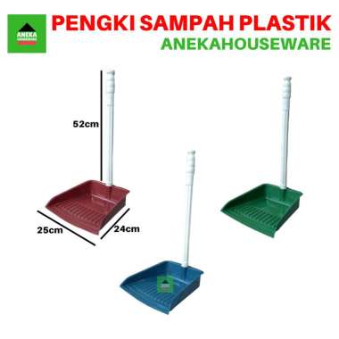 Pengki Serokan Plastik Sampah Pengki Gagang Nice Merah