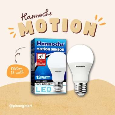 Hannochs Lampu Led Sensor Gerak 9 w / Motion Sensor 9 WATT