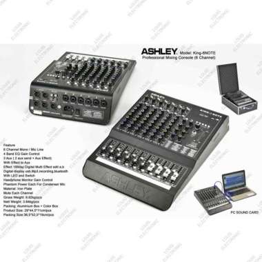 Mixer Ashley King6 Note 6 Channel King 6 Note King6Note King 6Note