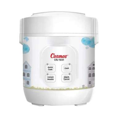 COSMOS Mini Digital Rice Cooker 4 in 1 - CRJ-1031 Putih