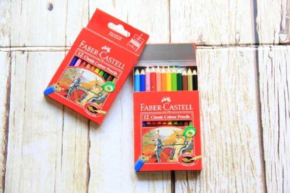 Pensil Warna Faber Castell Mini 12 Color