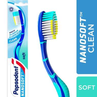 Pepsodent Nano Soft Clean Sikat Gigi 1 pc